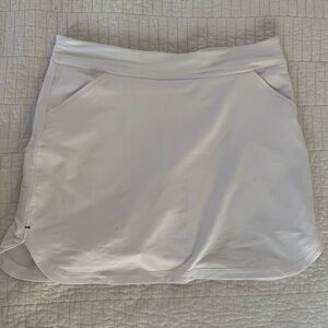 Peter Millar White Athletic Skort